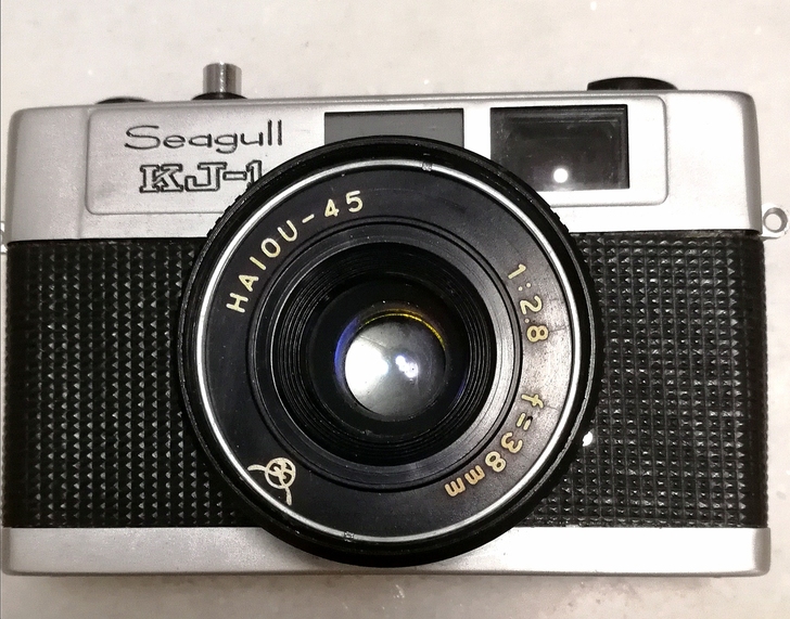 海鸥KJ-1相机  全机械品相好  黄斑对...