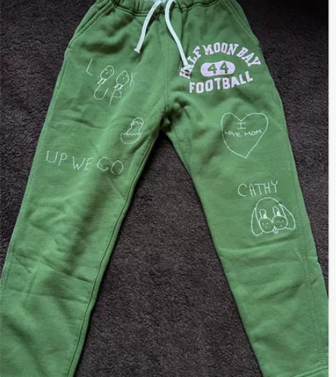 dd加绒裤子 爆款绿色 100码 全新 可...