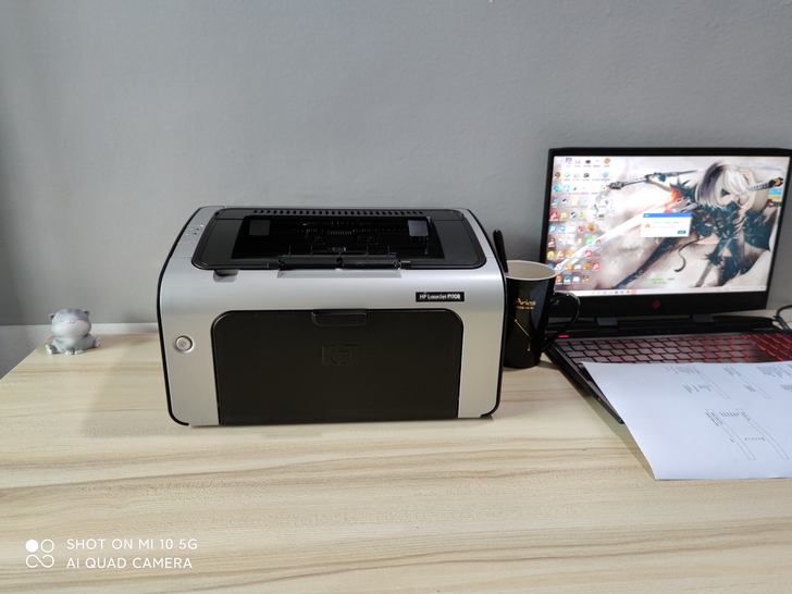 惠普1108黑白激光打印机，几乎全新，原相...