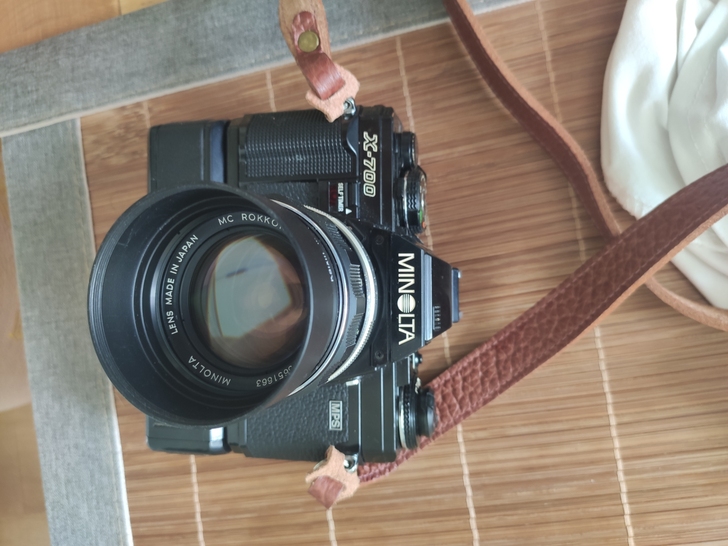 美能达x700 胶卷相机 日产没有电容问题...