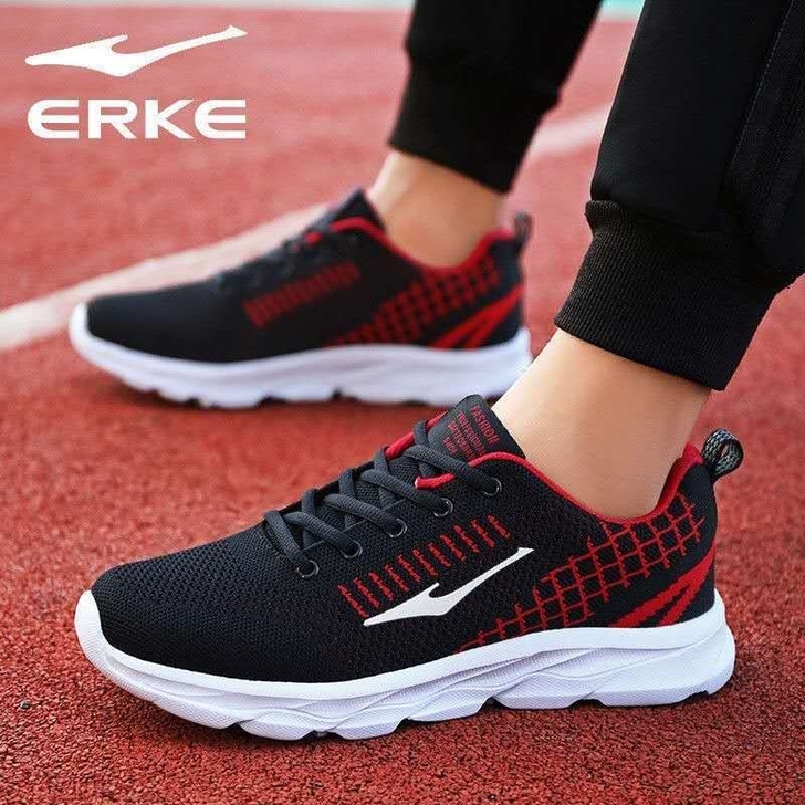 鸿星尔克男鞋运动鞋2021新款春夏季透气跑...