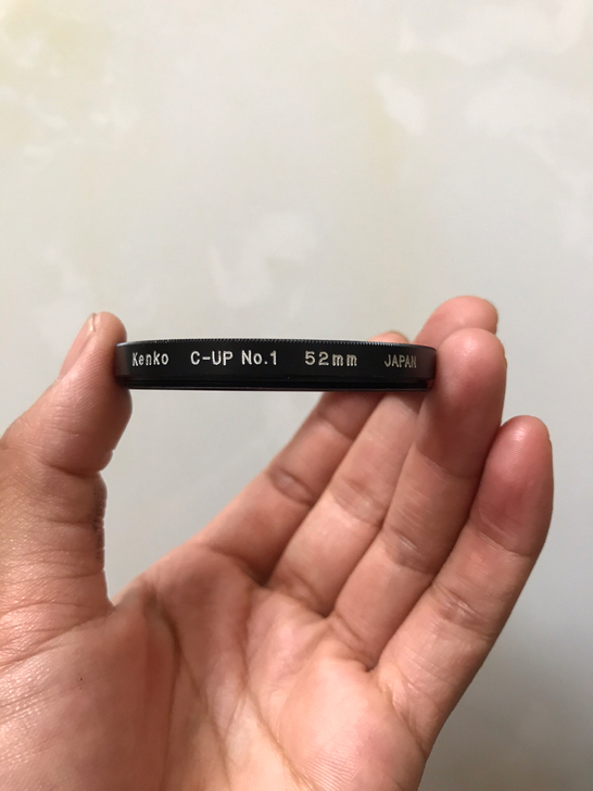 出Kenko C-UP 52mm，实物拍摄...