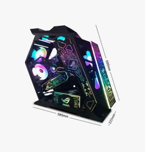 华硕i7电脑台式机全套高配水冷主机电竞吃鸡...