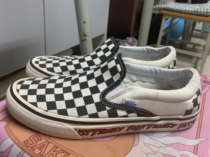 vans 棋盘格 43码