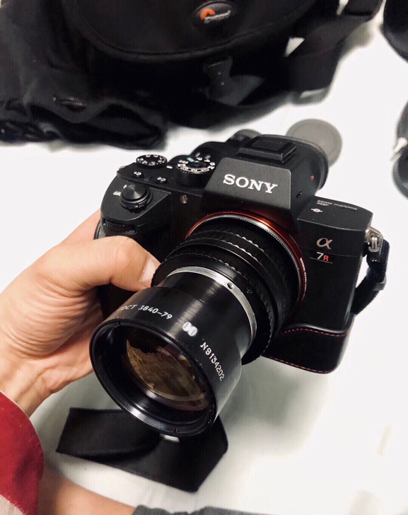 苏联 LOMO 50 1.2 放映头 索尼...