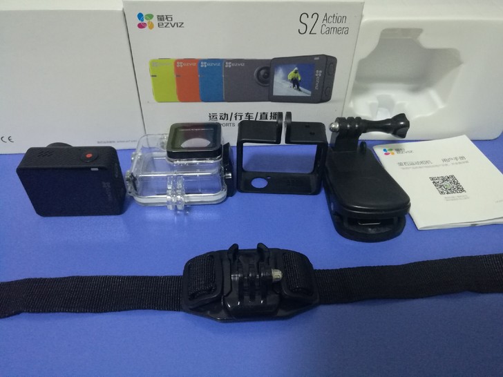 萤石S2运动相机记录仪，骑行登山等户外运动...
