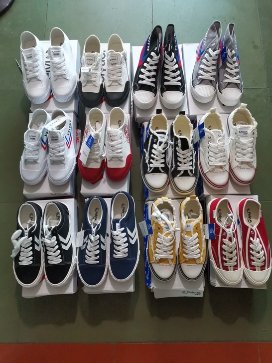 飞跃帆布鞋全新原装正品专柜正品下架帆布鞋f...