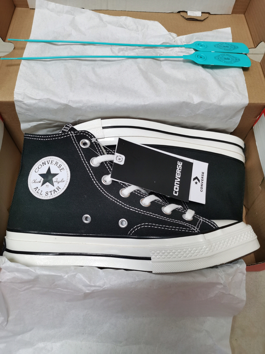 1970s匡威黑色高帮 全新