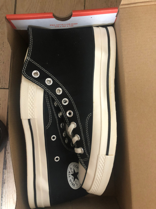 匡威1970s 高邦 黑色  43码  顺...