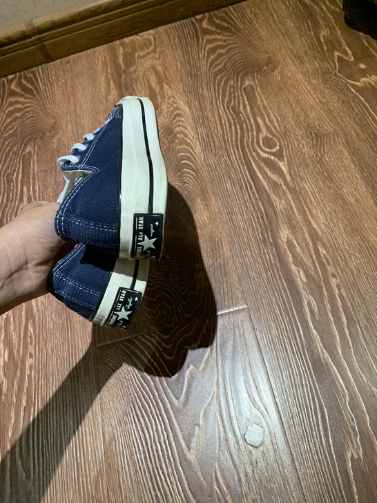 匡威 藏青色低帮1970S帆布鞋 38码