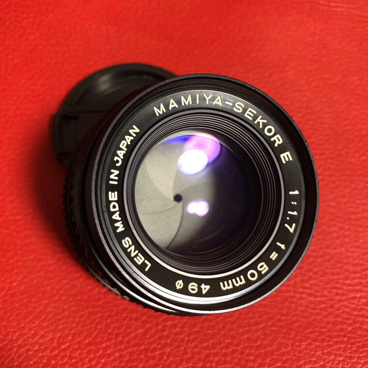 玛米亚mamiya 50 1.7 手动镜头