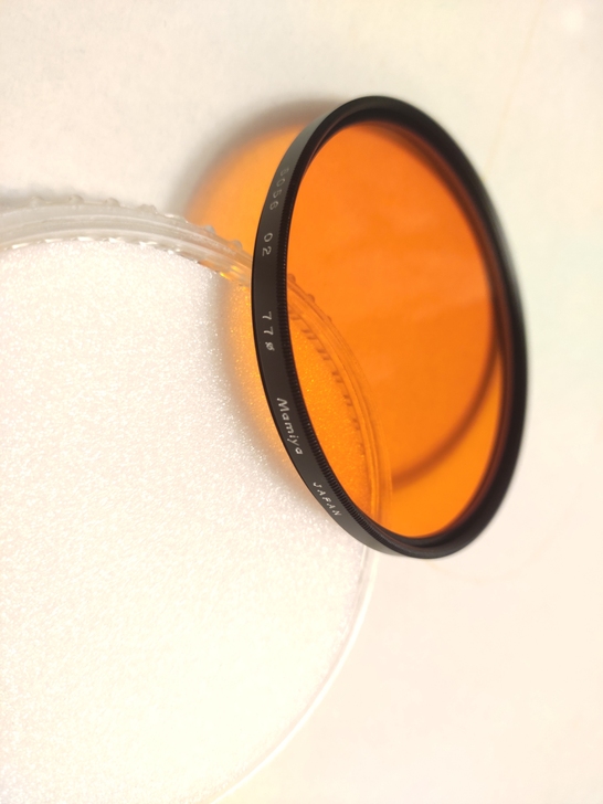 77mm橙色滤镜 玛米亚mamiya原装滤...