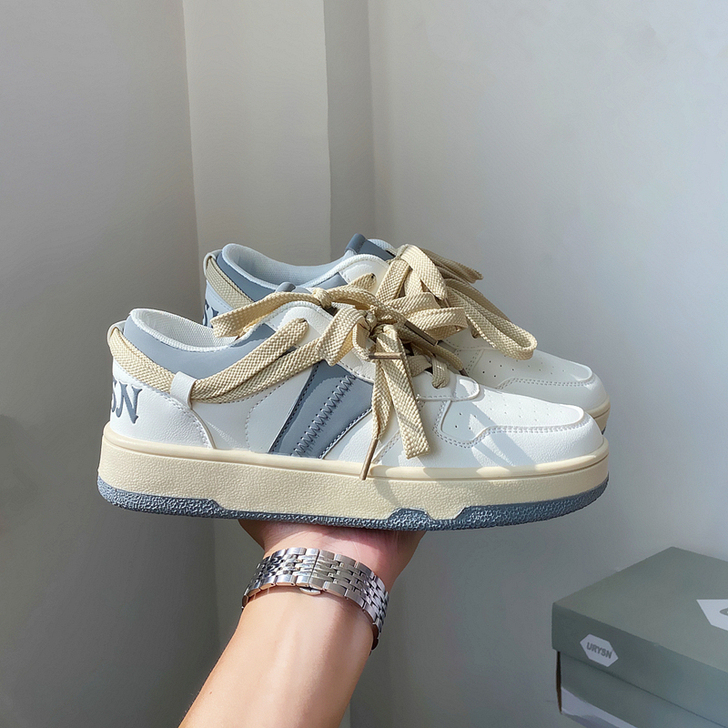 易少年 国潮德训鞋女ins超火百搭运动板鞋...