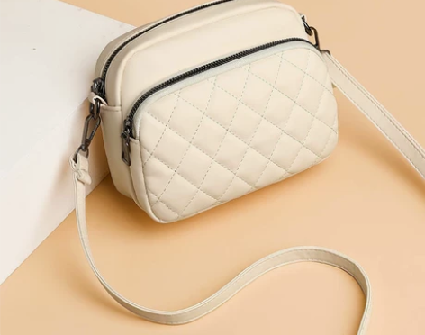 女士气质小包包女菱格简约软皮女单肩斜挎迷你...