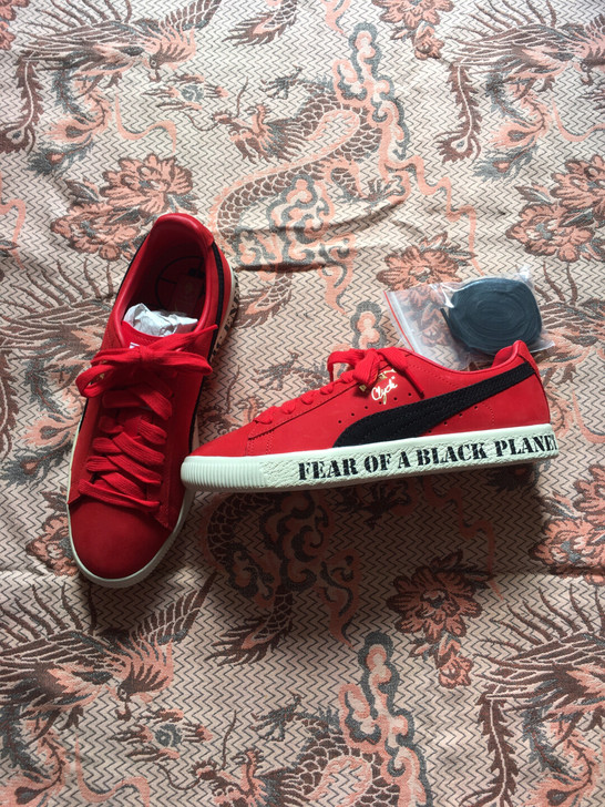 彪马PUMA全新休闲板鞋，黑标 Clyde...