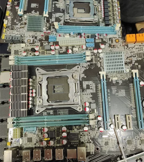 2011针。x79主板，拆机主板，带挡板。...