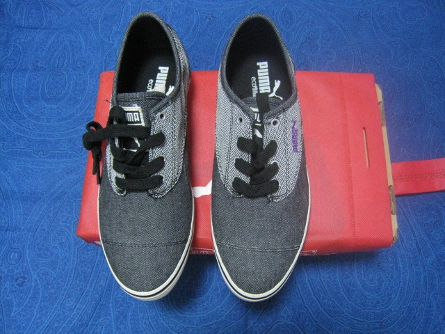 专柜正品全新彪马puma帆布鞋36码