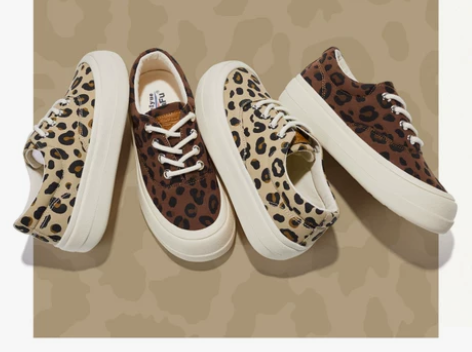 ?飞跃豹纹馒头鞋女春秋夏季新款透气大头鞋国...