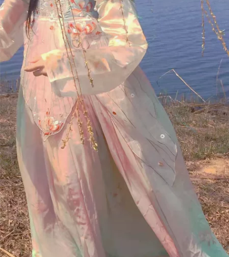 七月夕汉服 林女正品 春季新款 衣长54 ...