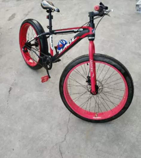 大轮子自行车一辆 超高回头率 感兴趣的话点...