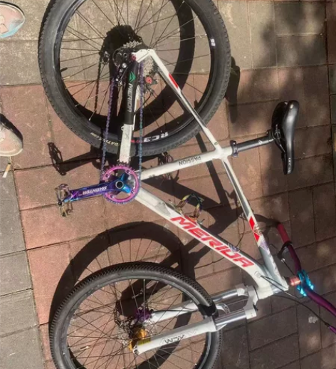 美利达铝合金车架，rc3轮组 建大轮胎 油...