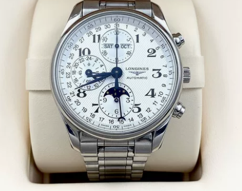 自己的 浪琴 名匠八针月相男士机械表 手表...