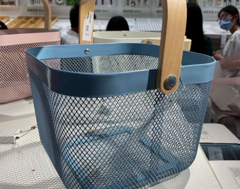 【低价处理全新包邮】宜家同款篮子零食收纳筐...