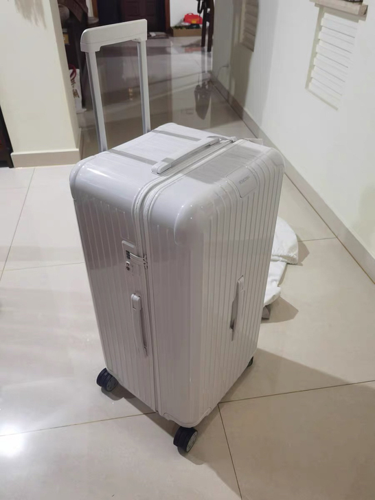 优惠日默瓦trunk白色行李箱 旅行箱 拉...