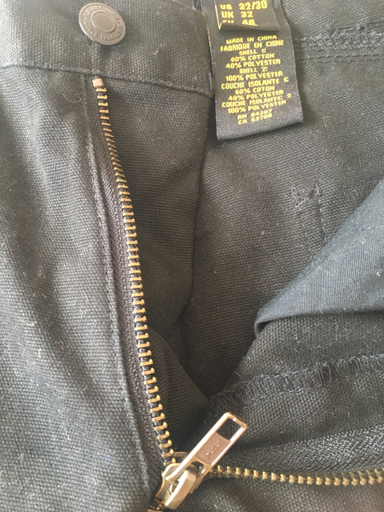 Cat工装裤，穿过一次，腰部防滑条有点磨皮...