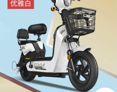 加州豹电动车48V新国标电瓶车踏板助力小型...