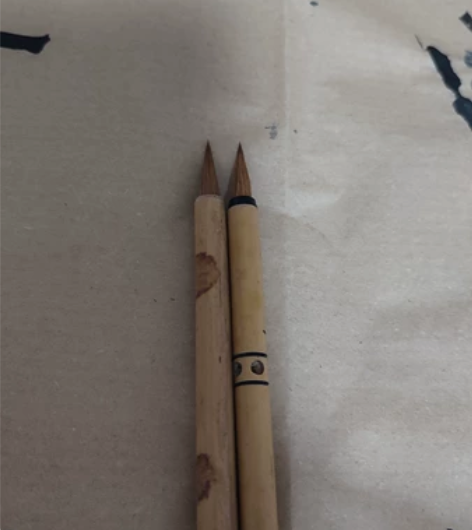 毛笔套装小楷纯狼豪两件套 拍下发2支不议价...