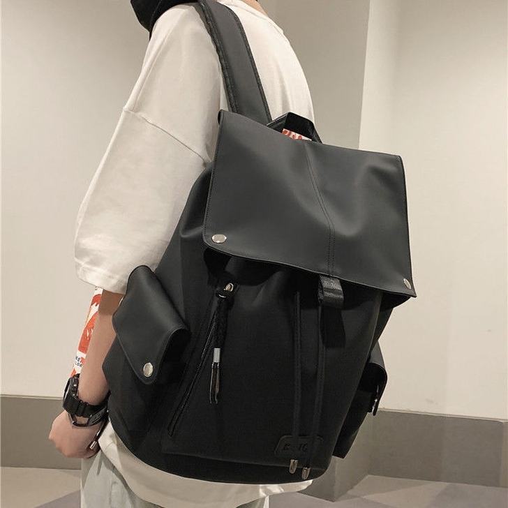 双肩包男日系ins男士潮牌大容量休闲旅行包