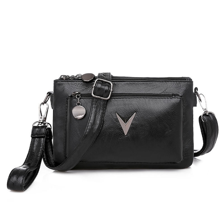 单肩包女2021新款复古斜挎手拿小包女多层...