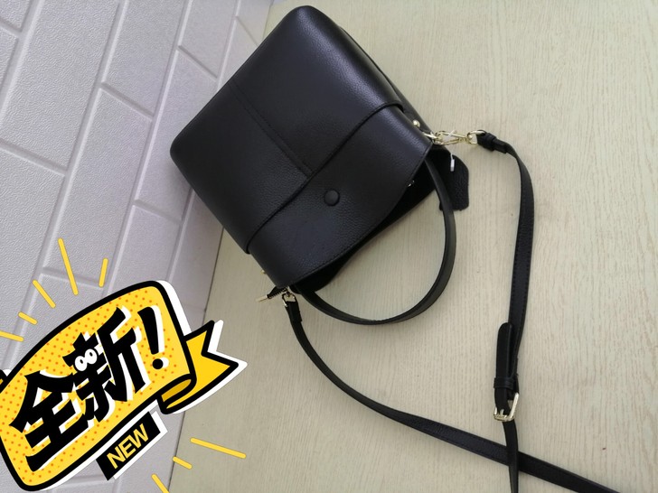 全新包邮牛皮水桶包