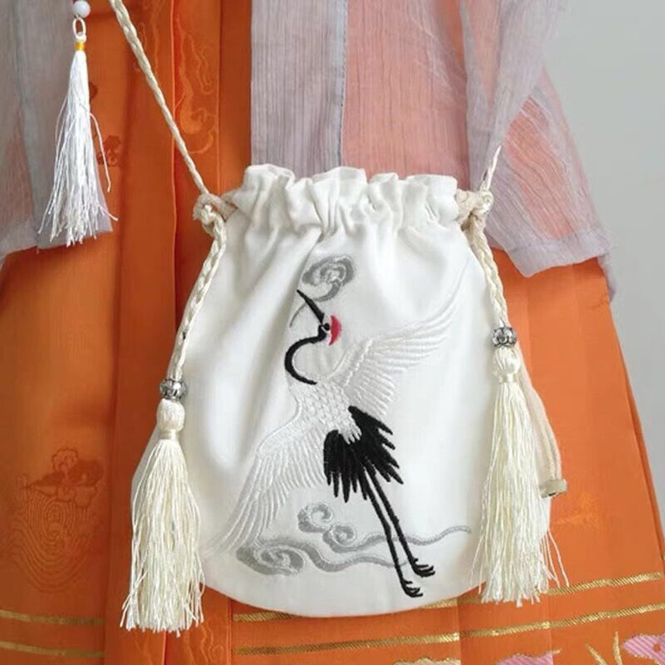 云中鹤古风包包汉服刺绣单肩包新款百搭