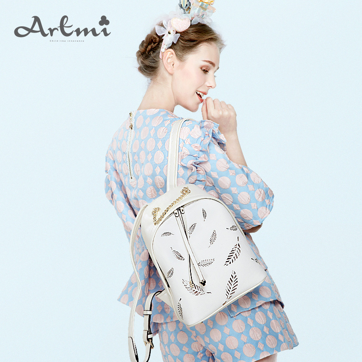 Artmi阿特蜜春夏新款包 双肩包女背包韩...