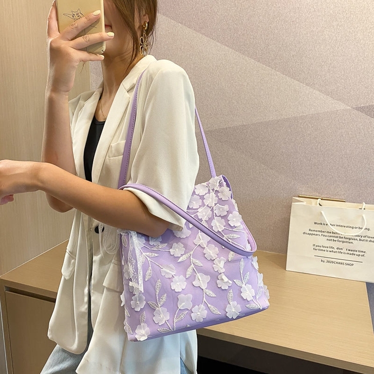 仙女包女学生蕾丝带,碎花春夏仙女包2021...