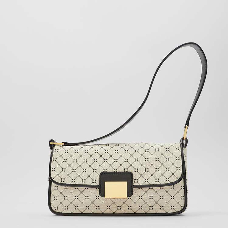 全新 ZARA 新款女包格子腋下包妈咪包拼...