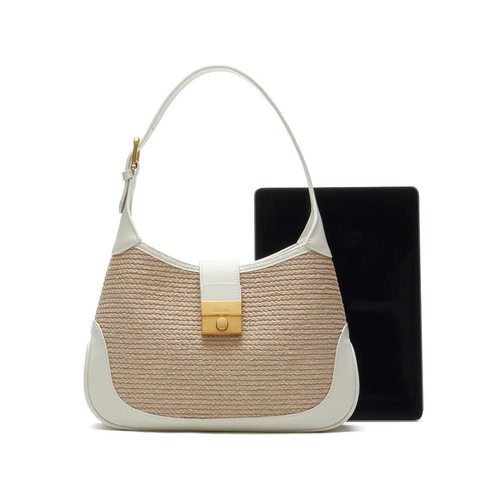 思加图 编织包 九成新