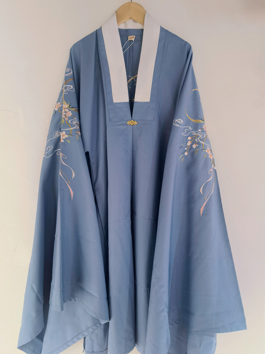 汐裳纪-东月分棠店平价汉服明制披风女绣花大...