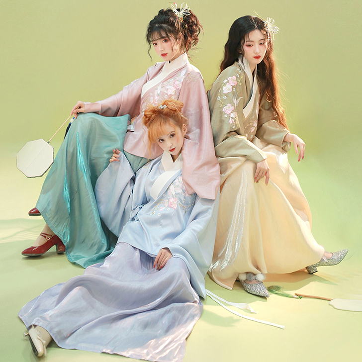 东月棠【燕归】明制汉服女白菜价全套原创袄裙...