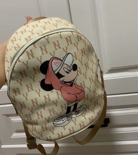 几乎全新MLB双肩包新款迪士尼米奇联名NY...
