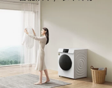 米家小米出品滚筒洗衣机全自动10kg洗烘一...