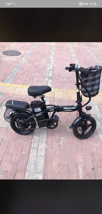 电动折叠车买了半年，跑了600公里半价出，...