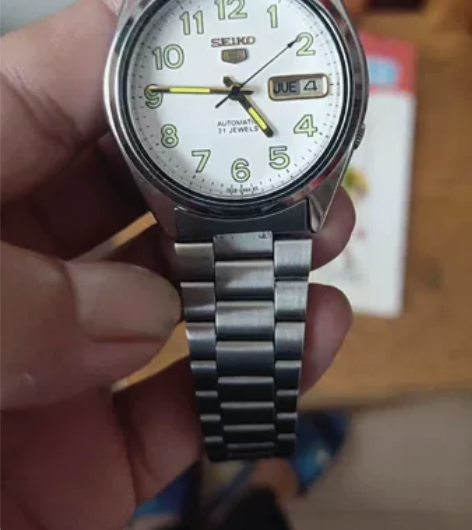 日本精工全自动机械手表,走时好,日历跳,生...