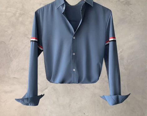 【商务】黑色衬衫男长袖秋季韩版潮流痞帅气d...