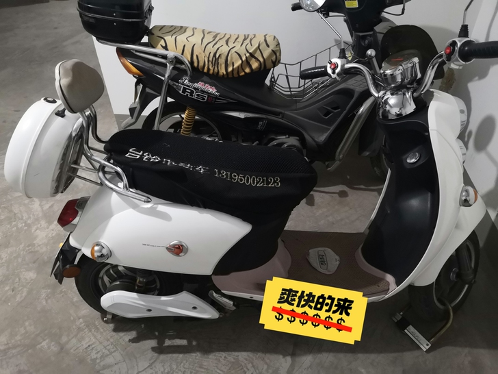 台铃电动车,白色,个人自用比较爱惜,去年新...