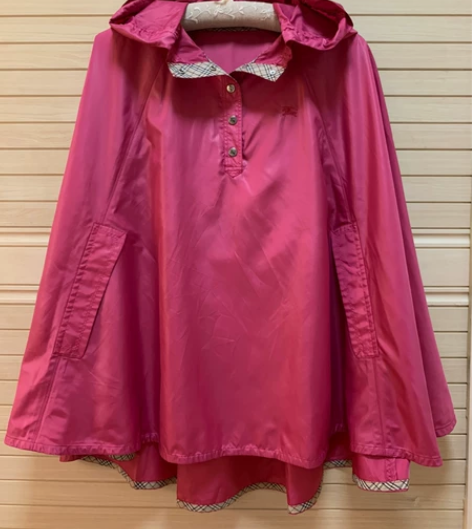 Burberry中古正品 蓝标绝版风衣斗篷...