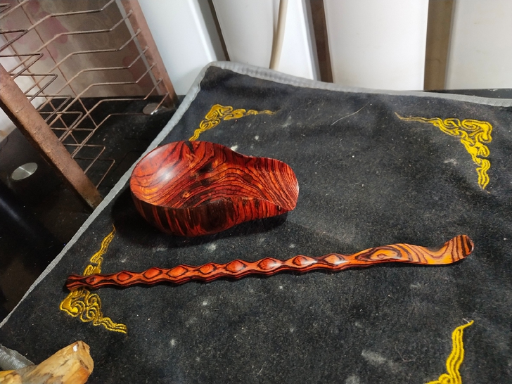 红酸枝手工茶则，精品花纹，198包邮，喜欢...