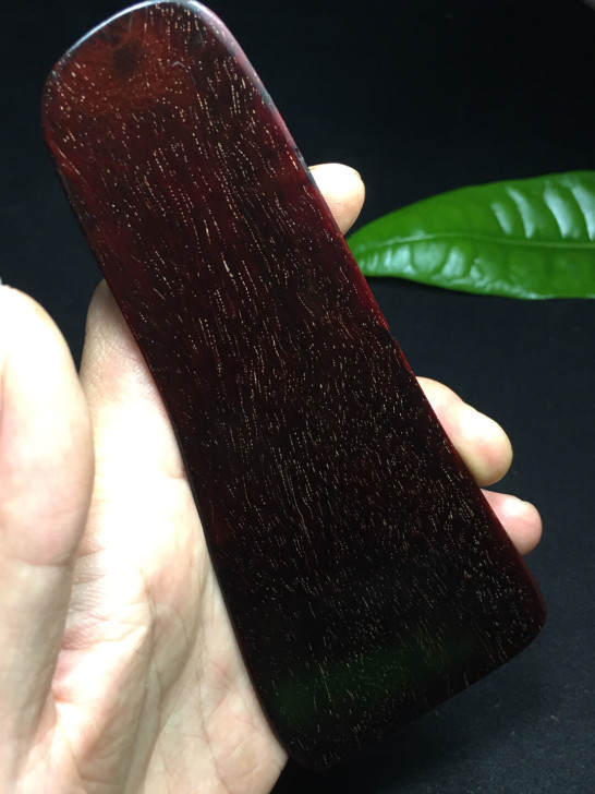 极品一块小叶紫檀刮痧板